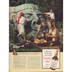 1938 Canadian Club Whisky Ad "Guatemalan"