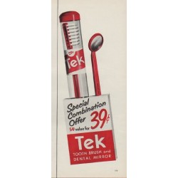 1953 Tek Ad "Special Combination"
