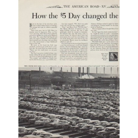 1953 Ford Ad "the $5 Day"