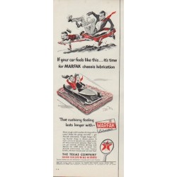 1953 Texaco Ad "it's time for MARFAK"