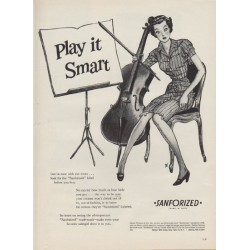 1953 Sanforized Ad "Play it Smart"