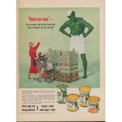 1953 Green Giant Ad "There's our man"