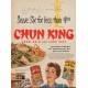 1953 Chun King Ad "Serve Six"