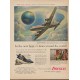 1953 Douglas Aircraft Ad "In the next hour"