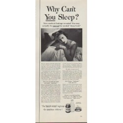 1953 Postum Ad "Why Can't You Sleep?"