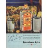 1938 Gordon's Gin Ad "Never Taste Thin"