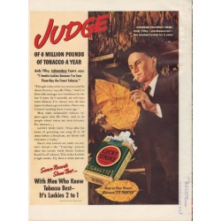 1938 Lucky Strike Cigarettes Ad "Andy Tilley"