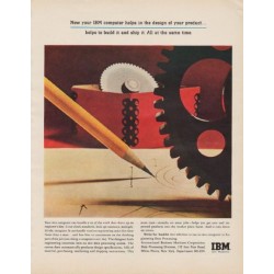 1963 IBM Ad "design of your product"
