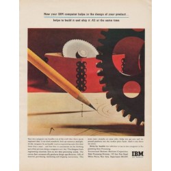 1963 IBM Ad "design of your product"