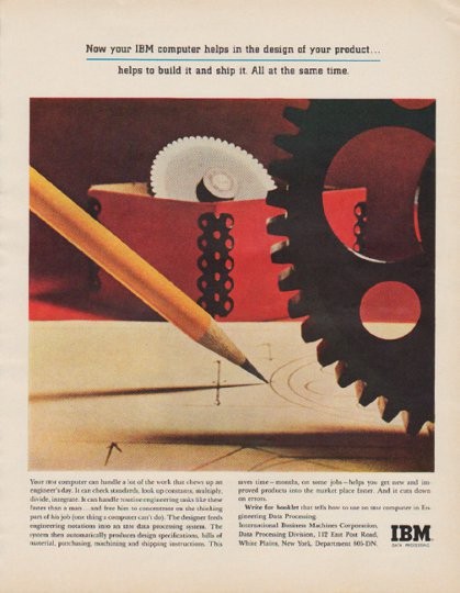 1963 IBM Vintage Ad 