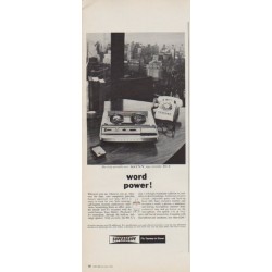 1963 SONY Ad "word power!"