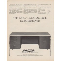 1963 Hamilton Cosco Ad "The Most Unusual Desk"