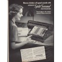 1938 Monroe Adding-Calculator Ad "Speed Records"