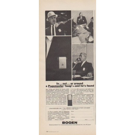 1963 Bogen Ad "Pagemaster"