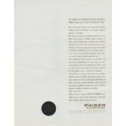 1963 Kaiser Aluminum Ad "Colored Architectural Materials"
