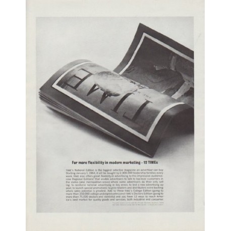 1963 TIME Magazine Ad "For more flexibility"