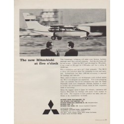 1963 Mitsubishi Ad "The new Mitsubishi at five o' clock"