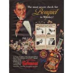 1938 Schenley's Belmont Bourbon Whiskey Ad