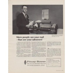 1963 Pitney-Bowes Ad "More people"