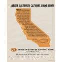 1963 Crocker-Citizens National Bank Ad "A Greater Bank"