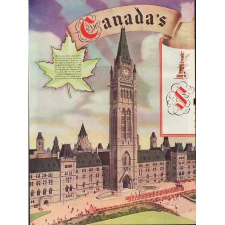 1938 Seagram's V.O. Canadian Whisky Ad