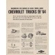 1963 Chevrolet Ad "model year 1964"
