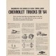 1963 Chevrolet Ad "model year 1964"