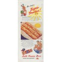 1948 Swift's Premium Bacon Ad "Brighter Breakfasts"