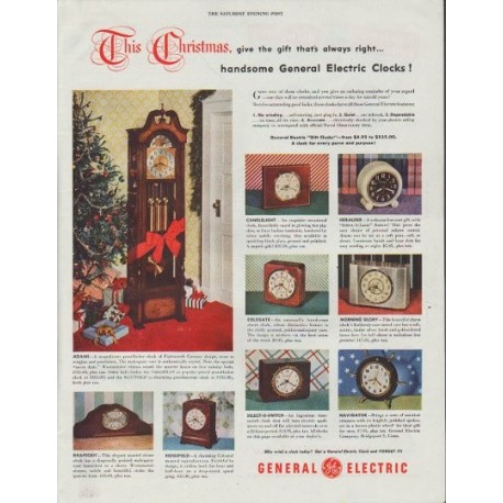 1948 General Electric Ad "This Christmas"