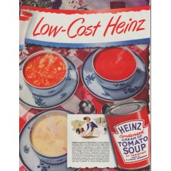 1948 Heinz Ad "Low-Cost"