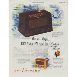 1948 RCA Victor Ad "Musical Magic"
