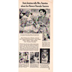 1953 Aunt Jemima Ad "Evelyn Joyce Schenk"