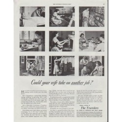 1948 Travelers Insurance Company Ad "another job"