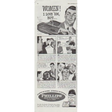 1948 Milk of Magnesia Ad "Women"