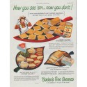 1948 Borden's Ad "Now you see 'em"