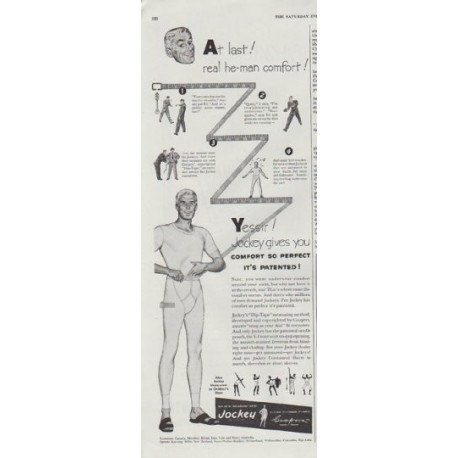 JOCKEY 1-Page Magazine PRINT AD 2000 slim women in cotton bras and panties