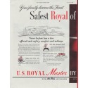 1948 U. S. Rubber Ad "Safest Royal"