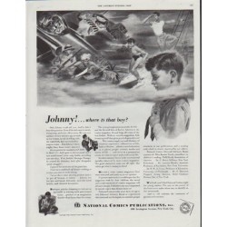 1948 National Comics Publications Ad "Johnny"