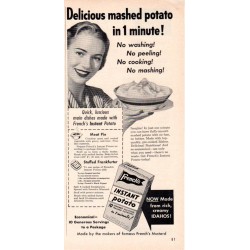 1953 French's Instant Mashed Potato Ad