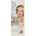 1948 Pyrex Ad "Easier to wash clean"