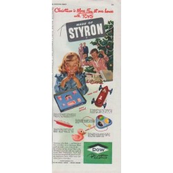 1948 Dow Plastics Ad "Made of Styron"