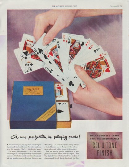 The united states playing online card company vintage cards