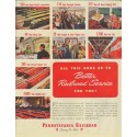 1948 Pennsylvania Railroad Ad "Better Railroad Service"