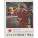 1948 Hart Schaffner & Marx Ad "how to buy a coat"