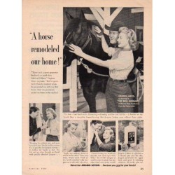 1953 Jergens Lotion Ad "Virginia Mayo"