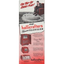 1948 Hallicrafters Ad "On Top"