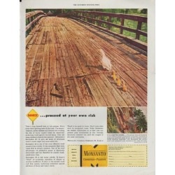 1948 Monsanto Ad "proceed at your own risk"