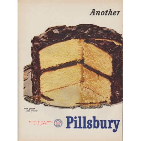 1952 Pillsbury Ad "Golden Yellow"