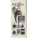1952 Lee Jeans Ad "for Every job"
