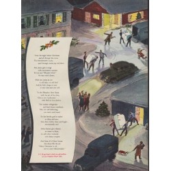 1952 Frigidaire Ad "Twas the night before Christmas"